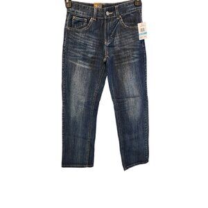 Lee Jeans Straight Fit Active Stretch Blue Boys Size 10/12 NEW WITH‎ TAGS